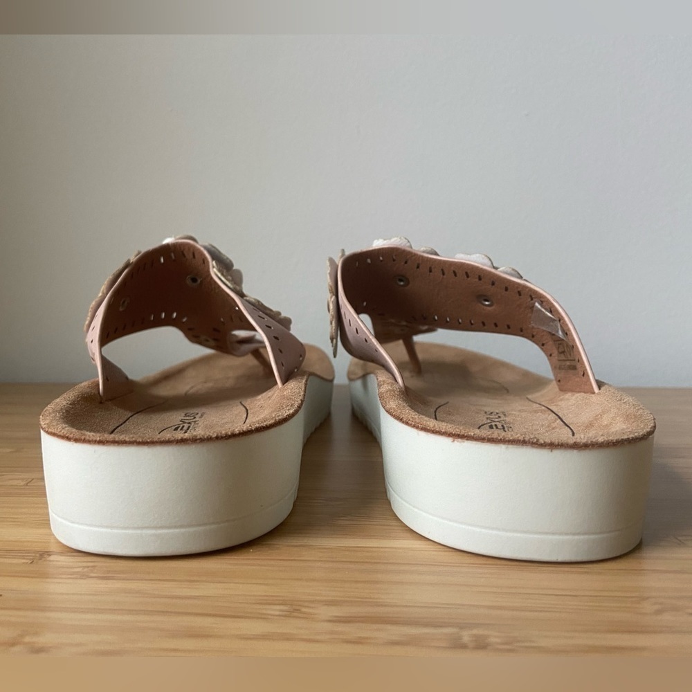 Flexus Platform Sandal Bayview Studded Floral Blu… - image 6